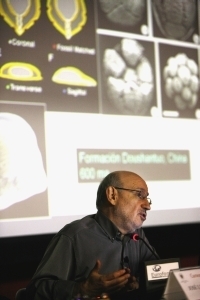 Jose Luis Sanz, durante su conferencia en El Escorial