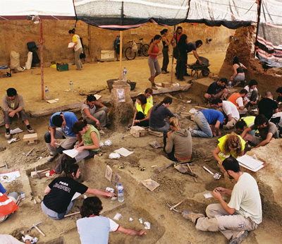 Excavaciones en el yacimiento barcelonés de Vallparadís. - IPHES