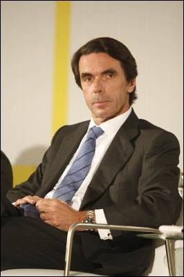 El ex presidente del gobierno Jose Maria Aznar en el Economic  Ideas Forum.