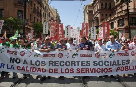 'Por la calidad de los servicios públicos', era uno de los lemas  de la manifestación.