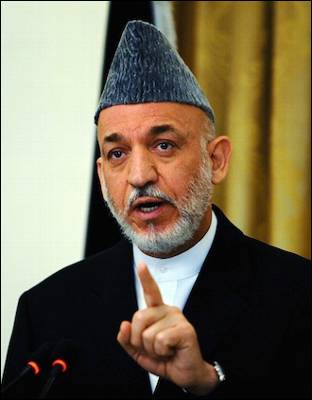 El presidente de afgano dice que los terroristas que actúan en Afganistán están en Pakistán. AFP