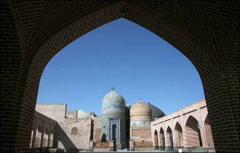 Conjunto del Khanegah y del santuario del Jeque Safi Al
          Din en Ardabil, República Islámica del
          Irán. UNESCO/Mohammad Tajik.