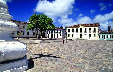 Plaza de São Francisco de la ciudad de São
          Cristóvão, Brasil. UNESCO