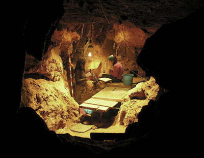 Yacimiento neandertal de El Sidrón (Asturias). EFE
