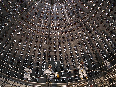 Detector de neutrinos en el laboratorio del Gran Sasso. PRINCETON