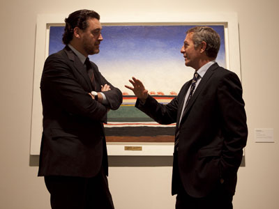 Miguel Zugaza, director del Prado, y José Guirao, director de La Casa Encendida.-