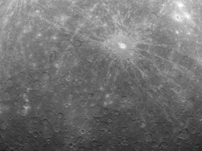 Imagen de Mercurio tomada por la NASA.
