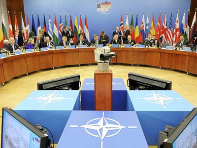 Reunión de ministros de Exteriores de la OTAN, hoy en Berlín.-