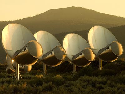 El telescopio del SETI.