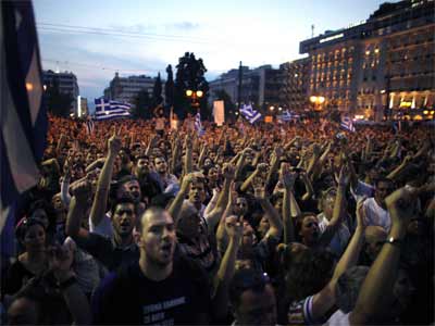 Manifestaciones en Grecia. AFP