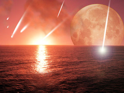 Bombardeo de asteroides en la Tierra temprana. d. a. aguilar/harvard-smithsonian