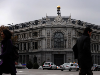 Sede del Banco de España, en la plaza de Cibeles (Madrid).