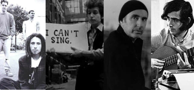 Rage Against de Machine, Bob Dylan, Lluis Llach y Joan Manuel Serrat.