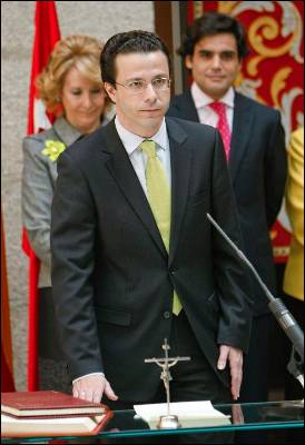 El consejero de Sanidad de la Comunidad de Madrid, Javier Fernández-Lasquetty, en su toma de posesión al principio de la legislatura.