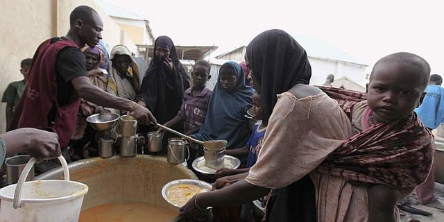La población subsahariana que pasa hambre ha pasado del 17 al 27%.