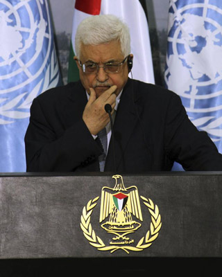 El presidente palestino, Mahmud Abás. -