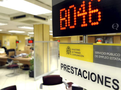 Una oficina de los Servicios de Empleo en Valladolid.