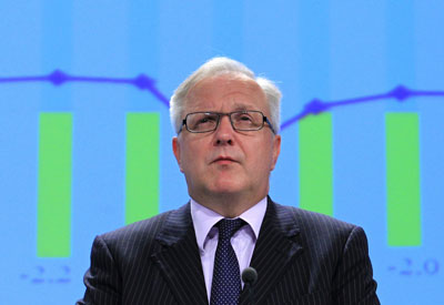 El comisario eurpeo de Asuntos Económicos, Olli Rehn