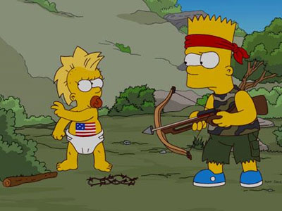 Una escena del episodio 500 de 'Los Simpsons'.