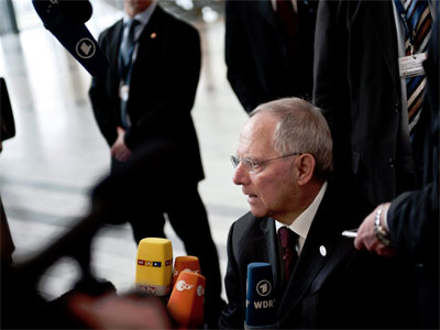 Wolfgang Schäuble, este viernes. EFE