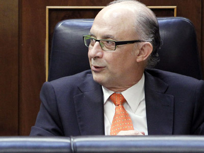 Cristóbal Montoro, ministro de Hacienda.