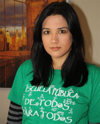 Cruz Díez, profesora de Inglés de Secundaria.-Antonia López Cabrera