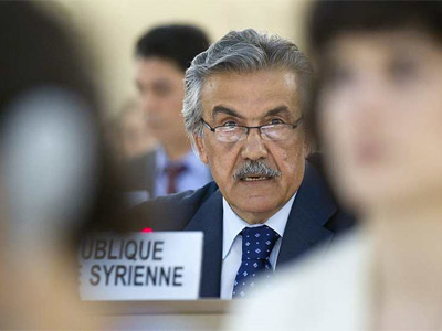 El embajador de Siria ante la ONU en Ginebra, Faysal Khabbaz Hamoui. EFE