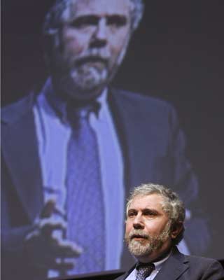 El Nobel Paul Krugman durante una conferencia en México en una imagen de archivo