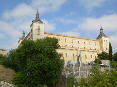 Imagen del Alcázar de Toledo, sede del Museo del Ejército.