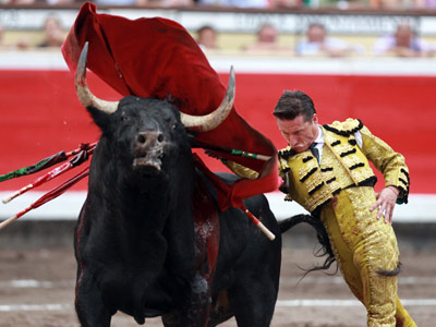 Imagen de una corrida de toros en la Semana Grande de Bilbao. EFE
