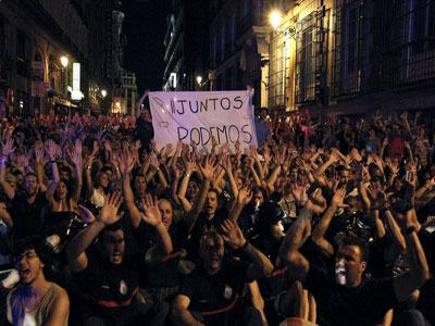 Funcionarios se manifiestan en Madrid el pasado 16 de julio.