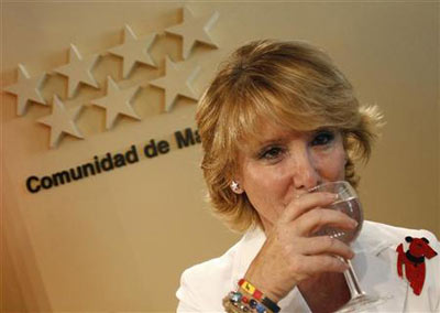 Esperanza Aguirre, 'lideresa' del PP, en una foto de archivo - EFE