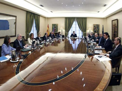 Reunión del Consejo de Ministros.
