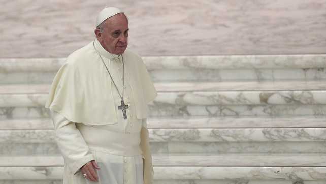 El Papa Francisco, tras una audiencia en el Vaticano.
