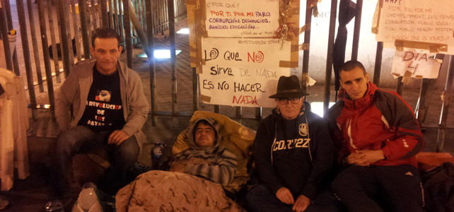 Protestantes se suman a la huelga de hambre