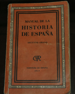 Manual de Historia de España de 1939.