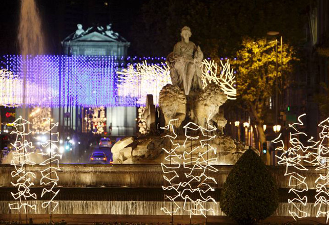 Madrid, iluminado por Navidad