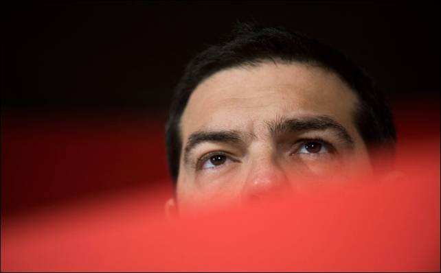 Alexis Tsipras, líder de Syriza y candidato de la izquierda a la Comisión Europea.-
