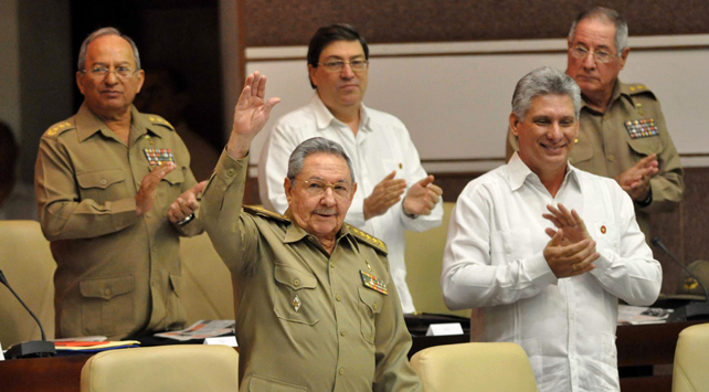 El presidente cubano, Raúl Castro, asiste al pleno de 2013 de la Asamblea Nacional de Cuba, en La Habana.