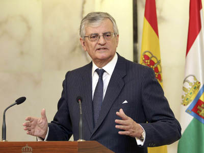Eduardo Torres-Dulce, fiscal general del Estado, en Logroño.
