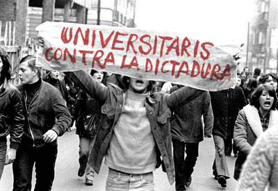 Manifestación por la amnistía. Madrid, 1977.