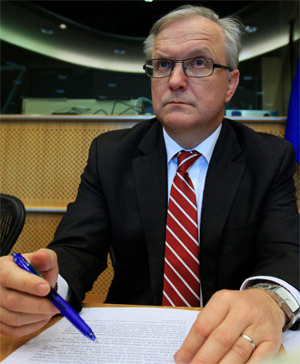 El vicepresidente de la Comisión Europea, Olli Rehn.- Reuters
