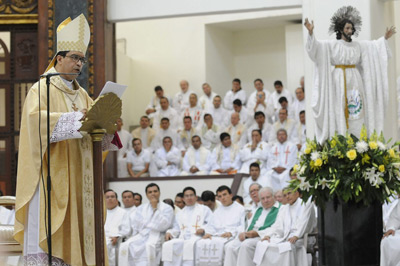 El arzobispo de San Salvador, José Luis Escobar Alas.