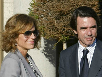 La acaldesa de Madrid, Ana Botella,y el expresidente del Gobierno, José María Aznar, en una imagen de archivo.