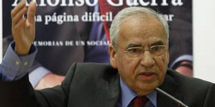 Guerra: "Yo no identifico a Garzón con la izquierda"