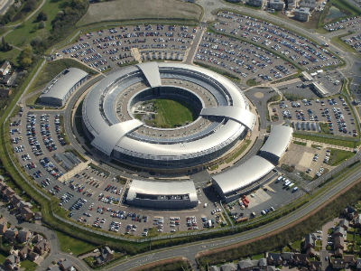 Vista aérea del centro de escuchas de la inteligencia británica (GCHQ).