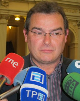 El portavoz de IU en Asturias, Ángel González. EUROPA PRESS