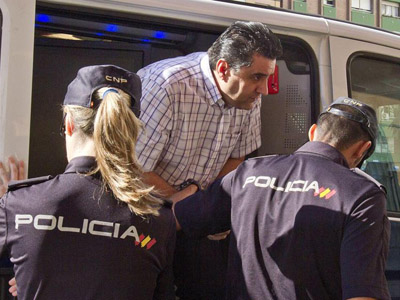 El director del colegio detenido en Cádiz/Efe