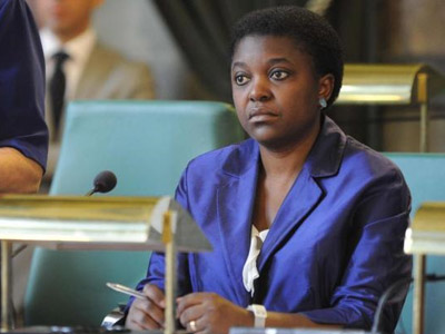 La ministra italiana de Integración, Cécile Kyenge. EFE