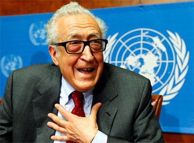 Lakhdar Brahimi, mediador internacional para Siria.